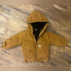 Carhartt Canvas Insulated Hooded Active Jacket for Babies